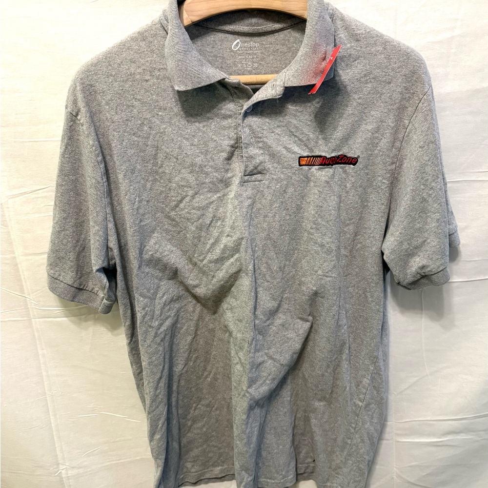 Polo AutoZone Employee Uniform Polo Men’s Shirt Grey Size XL
